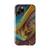 Abstract Swirl Tough Phone Case for iPhone in 21 different sizes. Compatible with iPhone 7, 8, X, 11, 12, 13, 14 and more.
