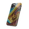 Abstract Swirl Tough Phone Case for iPhone in 21 different sizes. Compatible with iPhone 7, 8, X, 11, 12, 13, 14 and more.