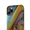 Abstract Swirl Tough Phone Case for iPhone in 21 different sizes. Compatible with iPhone 7, 8, X, 11, 12, 13, 14 and more.