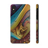 Abstract Swirl Tough Phone Case for iPhone in 21 different sizes. Compatible with iPhone 7, 8, X, 11, 12, 13, 14 and more.