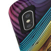 Abstract Swirl Tough Phone Case for iPhone in 21 different sizes. Compatible with iPhone 7, 8, X, 11, 12, 13, 14 and more.