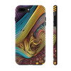 Abstract Swirl Tough Phone Case for iPhone in 21 different sizes. Compatible with iPhone 7, 8, X, 11, 12, 13, 14 and more.