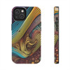 Abstract Swirl Tough Phone Case for iPhone in 21 different sizes. Compatible with iPhone 7, 8, X, 11, 12, 13, 14 and more.
