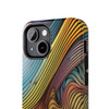 Abstract Swirl Tough Phone Case for iPhone in 21 different sizes. Compatible with iPhone 7, 8, X, 11, 12, 13, 14 and more.