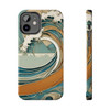 Art Nouveau Summer Splash Tough Phone Case for iPhone in 21 different sizes. Compatible with iPhone 7, 8, X, 11, 12, 13, 14 and more.