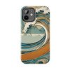 Art Nouveau Summer Splash Tough Phone Case for iPhone in 21 different sizes. Compatible with iPhone 7, 8, X, 11, 12, 13, 14 and more.