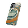 Art Nouveau Summer Splash Tough Phone Case for iPhone in 21 different sizes. Compatible with iPhone 7, 8, X, 11, 12, 13, 14 and more.