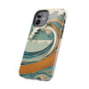 Art Nouveau Summer Splash Tough Phone Case for iPhone in 21 different sizes. Compatible with iPhone 7, 8, X, 11, 12, 13, 14 and more.
