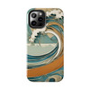 Art Nouveau Summer Splash Tough Phone Case for iPhone in 21 different sizes. Compatible with iPhone 7, 8, X, 11, 12, 13, 14 and more.