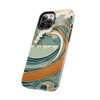 Art Nouveau Summer Splash Tough Phone Case for iPhone in 21 different sizes. Compatible with iPhone 7, 8, X, 11, 12, 13, 14 and more.