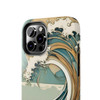 Art Nouveau Summer Splash Tough Phone Case for iPhone in 21 different sizes. Compatible with iPhone 7, 8, X, 11, 12, 13, 14 and more.