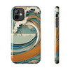 Art Nouveau Summer Splash Tough Phone Case for iPhone in 21 different sizes. Compatible with iPhone 7, 8, X, 11, 12, 13, 14 and more.