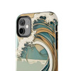 Art Nouveau Summer Splash Tough Phone Case for iPhone in 21 different sizes. Compatible with iPhone 7, 8, X, 11, 12, 13, 14 and more.