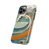 Art Nouveau Summer Splash Tough Phone Case for iPhone in 21 different sizes. Compatible with iPhone 7, 8, X, 11, 12, 13, 14 and more.