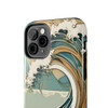 Art Nouveau Summer Splash Tough Phone Case for iPhone in 21 different sizes. Compatible with iPhone 7, 8, X, 11, 12, 13, 14 and more.