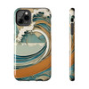 Art Nouveau Summer Splash Tough Phone Case for iPhone in 21 different sizes. Compatible with iPhone 7, 8, X, 11, 12, 13, 14 and more.