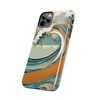 Art Nouveau Summer Splash Tough Phone Case for iPhone in 21 different sizes. Compatible with iPhone 7, 8, X, 11, 12, 13, 14 and more.