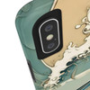 Art Nouveau Summer Splash Tough Phone Case for iPhone in 21 different sizes. Compatible with iPhone 7, 8, X, 11, 12, 13, 14 and more.