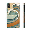 Art Nouveau Summer Splash Tough Phone Case for iPhone in 21 different sizes. Compatible with iPhone 7, 8, X, 11, 12, 13, 14 and more.