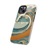 Art Nouveau Summer Splash Tough Phone Case for iPhone in 21 different sizes. Compatible with iPhone 7, 8, X, 11, 12, 13, 14 and more.