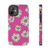 Crazy Daisies 70's Theme Tough Phone Case for iPhone in 21 different sizes. Compatible with iPhone 7, 8, X, 11, 12, 13, 14 and more.