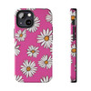 Crazy Daisies 70's Theme Tough Phone Case for iPhone in 21 different sizes. Compatible with iPhone 7, 8, X, 11, 12, 13, 14 and more.