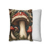 Pillow Case Magical Mushroom William Morris Inspired| Cottagecore| Woodland Theme
