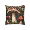 Pillow Case Magical Mushroom William Morris Inspired| Cottagecore| Woodland Theme