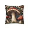 Pillow Case Magical Mushroom William Morris Inspired| Cottagecore| Woodland Theme