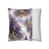 Pillow Case Purple and Gold Toile Pattern Spun Polyester Square Pillow Cover with hidden zipper purple gold white fantasy sofa couch