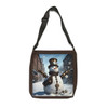 Steampunk Snowman Tote | Adjustable Tote Bag| Two Sizes 16 inch or 18 inch