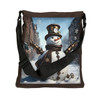 Steampunk Snowman Tote | Adjustable Tote Bag| Two Sizes 16 inch or 18 inch