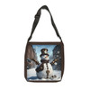 Steampunk Snowman Tote | Adjustable Tote Bag| Two Sizes 16 inch or 18 inch