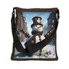 Steampunk Snowman Tote | Adjustable Tote Bag| Two Sizes 16 inch or 18 inch