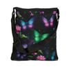 Lovely Glowing Butterflies Tote | William Morris Inspired| Adjustable Tote Bag| Two Sizes 16 inch or 18 inch