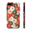 Oriental Floral Design Tough Phone Case for iPhone in 21 different sizes. Compatible with iPhone 7, 8, X, 11, 12, 13, 14 and more.