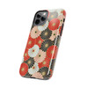 Oriental Floral Design Tough Phone Case for iPhone in 21 different sizes. Compatible with iPhone 7, 8, X, 11, 12, 13, 14 and more.