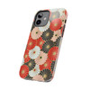 Oriental Floral Design Tough Phone Case for iPhone in 21 different sizes. Compatible with iPhone 7, 8, X, 11, 12, 13, 14 and more.