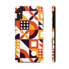 Retro Geometric Pattern Tough Phone Case for iPhone in 21 different sizes. Compatible with iPhone 7, 8, X, 11, 12, 13, 14 and more.