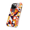 Retro Geometric Pattern Tough Phone Case for iPhone in 21 different sizes. Compatible with iPhone 7, 8, X, 11, 12, 13, 14 and more.