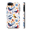 Spring Bird Pattern Tough Phone Case for iPhone in 21 different sizes. Compatible with iPhone 7, 8, X, 11, 12, 13, 14 and more.