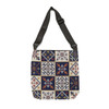 Patchwork Floral Pattern Design Tote | Adjustable Tote Bag|Two Sizes 16 inch or 18 inch