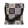 Patchwork Floral Pattern Design Tote | Adjustable Tote Bag|Two Sizes 16 inch or 18 inch