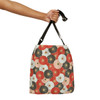 Oriental Floral Design Tote | Adjustable Tote Bag|Two Sizes 16 inch or 18 inch