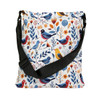 Spring Bird Pattern Design Tote | Adjustable Tote Bag|Two Sizes 16 inch or 18 inch