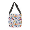 Spring Bird Pattern Design Tote | Adjustable Tote Bag|Two Sizes 16 inch or 18 inch