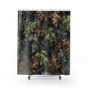 Camo Leaves Shower Curtain | Polyester Shower Curtains