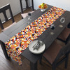 Retro Geometric Pattern Table Runner (Cotton, Poly)