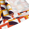 Retro Geometric Pattern Table Runner (Cotton, Poly)
