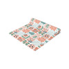 Peach and Sage Cute Cat Pattern Table Runner (Cotton, Poly)